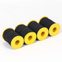 Cordon élastique tressé extensible pour la couture, cordon élastique fin rond de 0,6 mm, fil élastique pour la couture