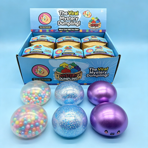 Juguete Blandito Antiestrés de Dumpling Misterioso, Juguete Sensorial con Forma de Bollo Chino al Vapor, Juguete Sorpresa Ciego <span class=keywords><strong>para</strong></span> Niños - Product Image 6