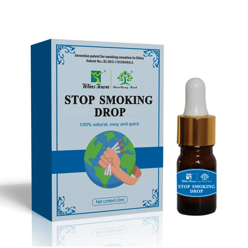 Wins town stop smoking drop Pure Quit smoking quickly in 7 days lung cleaning product