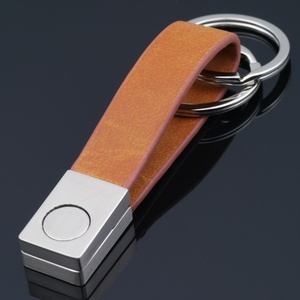 <span class=keywords><strong>2025</strong></span> cá nhân giá rẻ bán buôn bện dây đeo vòng da kim loại Keychain - Product Image 6