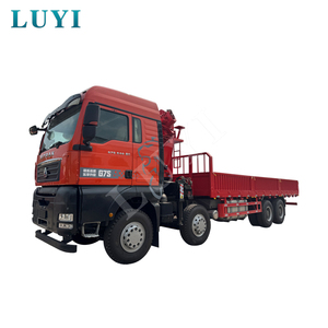 Sitrak 8*4 G7S 540 ch, norme d'émission Euro VI, équipé d'une grue à flèche de 15 tonnes et d'un caisson de chargement. - Product Image 6