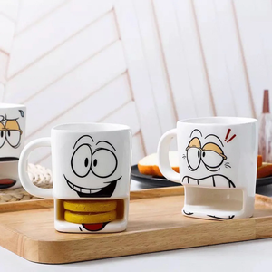 Logo personalizzato <span class=keywords><strong>biscotti</strong></span> in ceramica <span class=keywords><strong>porta</strong></span> sublimazione <span class=keywords><strong>biscotti</strong></span> in bianco latte <span class=keywords><strong>tazza</strong></span> <span class=keywords><strong>tazza</strong></span> <span class=keywords><strong>tazza</strong></span> di caffè con tasche Dessert - Product Image 6