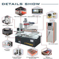 Machine à électro-érosion à fil Poosn PS50 CNC automatique avec moteur et PLC 380V 1.2kW