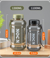 Grande gourde à grande capacité, résistante aux hautes températures, avec filtre à mailles portable, tasse à thé créative, anti-chute, pour le sport et le fitness