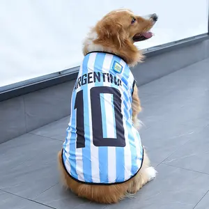 TTT sıcak satış nefes büyük köpek giysileri köpek t-shirt spor yaz için evcil hayvan yeleği