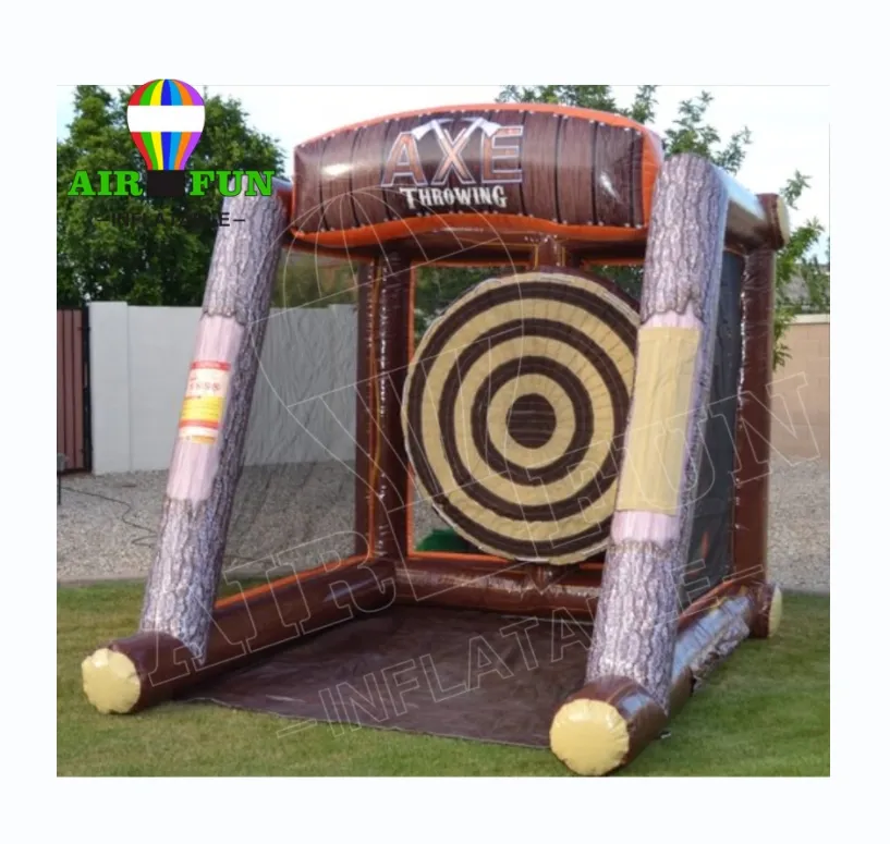 Airfun Outdoor Interactive Game Commercial Grade Carnival Fun Party Inflatable Free Axe Battle Game