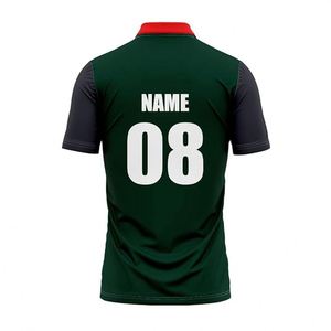 <b>Pakistan</b> High Quality Sublimated Printing Mens New Design Sportswear Uniforms Wholesale Polo <b>Shirt</b> Custom <b>Cricket</b> Jersey - Product Image 3