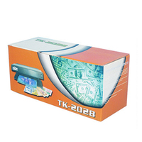 Détecteur de billets de banque pas cher 2028 avec UV, détecteur de billets de banque portable multinational avec UV 6w