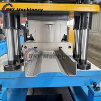 Máquina Automática para Formar Perfiles en M, Línea de Formación de Acero en Forma de M con Sistema de Corte Hidráulico