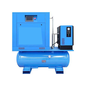 Compressore d'Aria Industriale ad Alta Pressione 10A 7.5kW |   Generatore d'aria raffreddato ad acqua da 0,8 m³/min, 12,5 bar, serbatoio da 340 litri per soffiaggio PET - Product Image 1