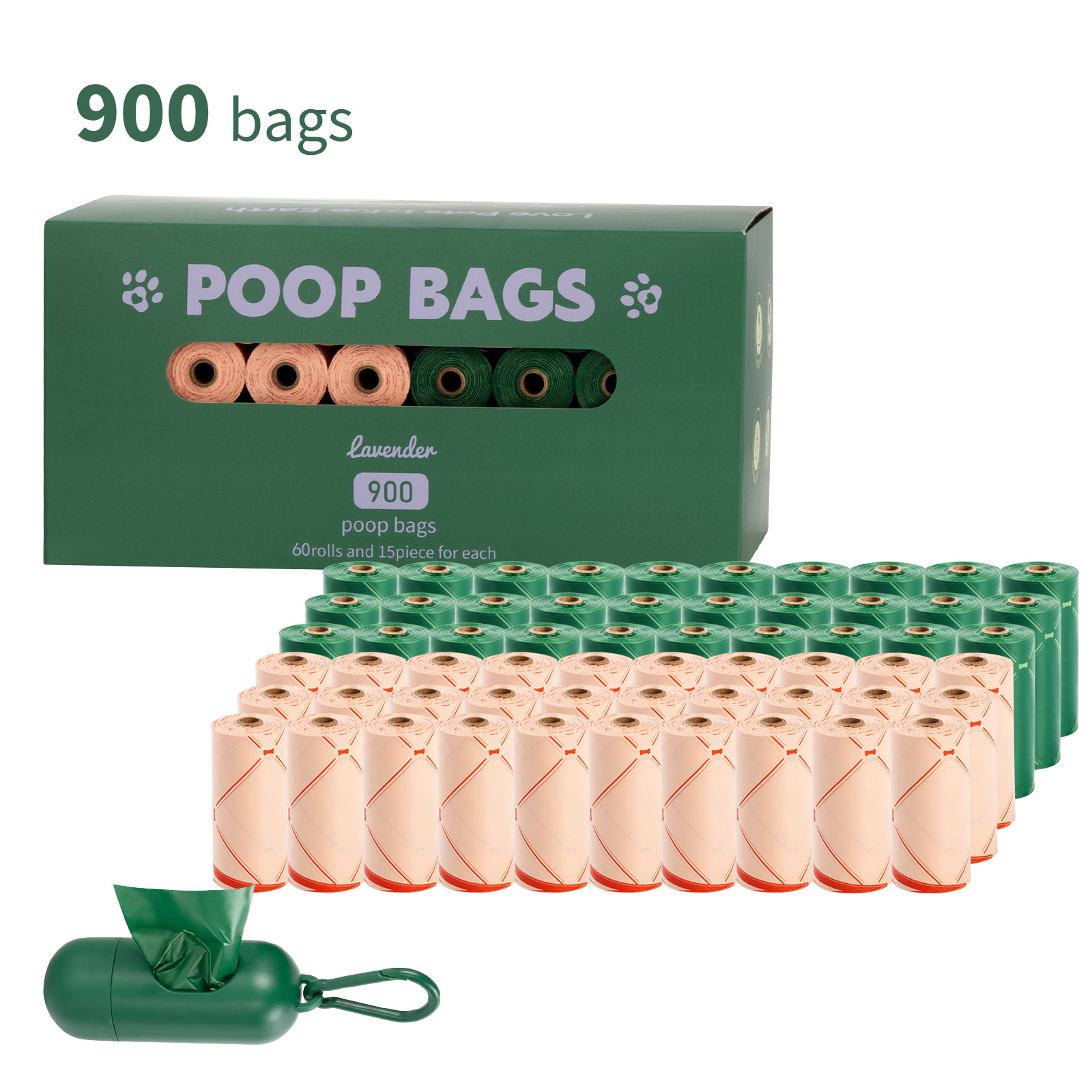 Color mixing box with 60 rolls and dispenser