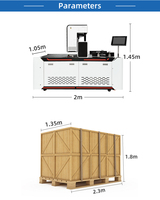 Imprimante UV numérique à passage unique pour sacs en papier kraft, imprimante pour boîtes en carton ondulé, machine d'impression numérique pour cartons