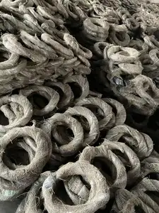 Bán buôn bwg16 18 đen ủ Tie dây xây dựng ràng buộc dây 30kg /25kg cuộn cuộn dây OEM