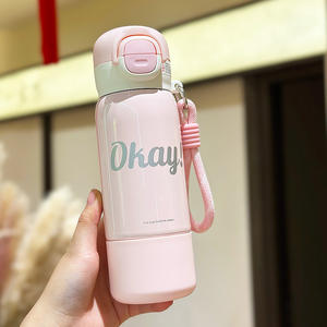 Bien! Botella de Agua Aislada de Acero Inoxidable de 500 ml, Doble Pared, al Vacío, para Niños, Uso Escolar, Invierno 2025 - Product Image 2