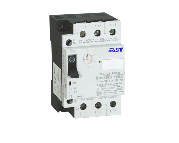 EAST Brand New Original High Quality DZT7(3VU) Magnetic Motor Circuit Breaker Industrial Plastic 5-Year Warranty 3-Pole Din Rail