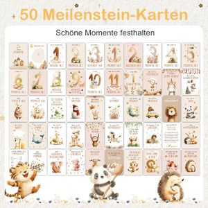<span class=keywords><strong>Tarjetas</strong></span> <span class=keywords><strong>de</strong></span> hitos mensuales <span class=keywords><strong>personalizadas</strong></span> para bebés, estilo boho, en stock en Alemania, para niños y niñas, para <span class=keywords><strong>bautizo</strong></span>, cumpleaños, regalo para baby shower - Product Image 2