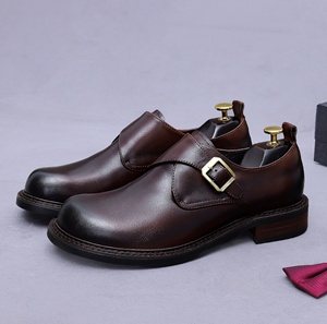 Zapatos Oxford Formales Italianos, Zapatos de Vestir de Oficina, Zapatos de Vestir para Hombre de Cuero Genuino - Product Image 1