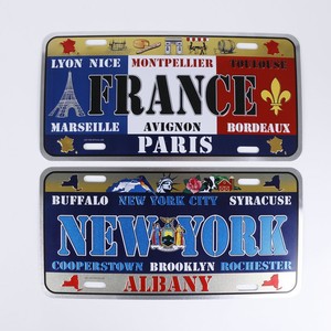 Placa de Matrícula Decorativa Personalizada de Italia para Vehículos, Recuerdo Turístico para Publicidad o Regalo - Product Image 5