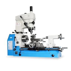 <span class=keywords><strong>HQ300</strong></span> Maquinaria Metalúrgica Doméstica Todo en Uno Horizontal Multifuncional Perforadora Fresadora Torno Taladro Manual - Product Image 3