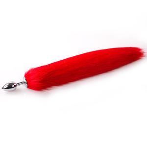 Tapón Anal <span class=keywords><strong>de</strong></span> <span class=keywords><strong>Cola</strong></span> <span class=keywords><strong>de</strong></span> Gato Súper Largo <span class=keywords><strong>de</strong></span> 40 cm, Tapón Anal <span class=keywords><strong>de</strong></span> <span class=keywords><strong>Cola</strong></span> <span class=keywords><strong>de</strong></span> <span class=keywords><strong>Zorro</strong></span> <span class=keywords><strong>de</strong></span> Acero Inoxidable Metálico Más Barato al por Mayor, Tapón Anal <span class=keywords><strong>de</strong></span> Pelo Extra Largo - Product Image 2