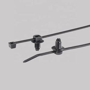 100 pièces/sac Serre-câbles en nylon autobloquants pour automobile, type 'Split Fir Tree Head', 3.6*200mm, 4.8*200mm, 8 pouces - Product Image 1