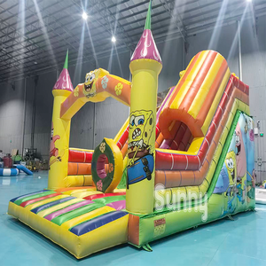 Tobogán Inflable <span class=keywords><strong>de</strong></span> <span class=keywords><strong>Bob</strong></span> <span class=keywords><strong>Esponja</strong></span>, Castillo Hinchable, Combo <span class=keywords><strong>de</strong></span> Juegos Inflables para Fiestas en Parques <span class=keywords><strong>de</strong></span> Diversiones al Aire Libre, Material <span class=keywords><strong>de</strong></span> PVC - Product Image 3