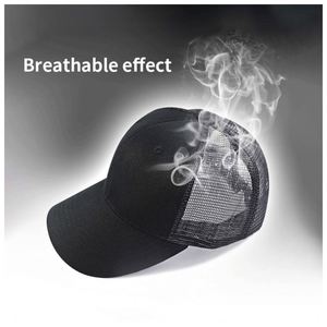 Casquette Snapback en coton avec broderie de logo personnalisé, très haute qualité, noir et bleu - Product Image 2