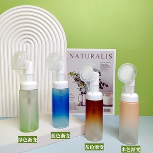 White Clear Pink Colored Pump Dispenser <b>Mini</b> Travel Portable Size Foaming Soap Face Hand Wash Mousse Plastic Foam Bottles - Product Image 5