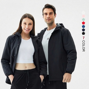 Wholesale Custom Logo <b>Waterproof</b> Windproof Outdoor Sports Unisex Lightweight Hooded Softshell <b>Men's</b> Windbreaker <b>Jackets</b> - Product Image 1