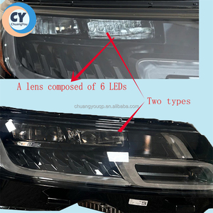 Faros Delanteros LED Matrix Originales para Range Rover Sport, Originales 2018 <span class=keywords><strong>2019</strong></span> 2020 2021 2022, Lámpara P400e L494, Luz de Dos Lentes - Product Image 4