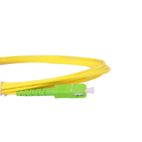 Cordon de brassage fibre optique monomode simplex SC/APC intérieur haute performance HI LINK 0.9/2.0/3.0mm PVC/LSZH 1-30m FTTH/WiFi/5G