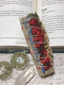 Xanadu-artesanías personalizadas, frutas y flores mezcladas, paquete de quemador al vacío, paquete de Salvia Apiana, Salvia curativa de California, palo de madera - Product Image 2