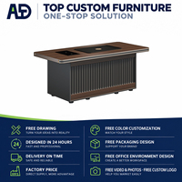 Table de bureau moderne, ensemble de bureau avec armoire latérale, mobilier design moderne pour espace de travail d'entreprise