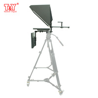 Teleprompter Profesional de 22 Pulgadas con Pantalla de Autoprueba para Equipos de Transmisión de TV