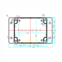 Caja de Conexiones Impermeable de Plástico ABS IP67 para Montaje en Pared, Fabricación Personalizada, para PCB, Cable de Alimentación, Equipos de Comunicación