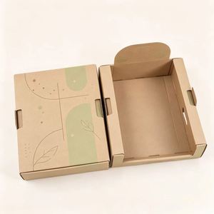 Kraft <b>Paper</b> <b>Eco</b>-<b>Friendly</b> Foldable Slotted Boxes Handle Internal Dividers for Household Storage Rectangle Recyclable Four-Color - Product Image 4