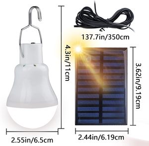 Lámpara Solar de 12 LED de 2W, Iluminación Exterior IP65, Lámpara LED Recargable de Emergencia <span class=keywords><strong>para</strong></span> Jardín y Camping - Product Image 1