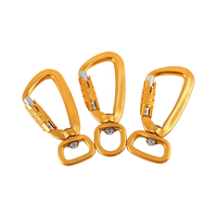 Chaîne de chien en aluminium Laisses pour animaux de compagnie Crochet rapide à ressort pivotant Mousqueton à verrouillage automatique Mousqueton pivotant 25mm Pet Yacht Boat Hardware