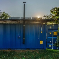 Maison conteneur moderne de 20 pieds, préfabriquée, écologique, étanche, résistante au feu, avec système solaire industriel, pour chambre et atelier
