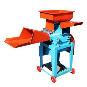 Grass beating machine feed processing machines chaff grinder cutter machine for farm and home ues