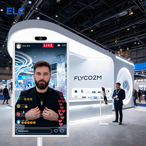 <span class=keywords><strong>Monitor</strong></span> <span class=keywords><strong>Smart</strong></span> da 21,5 Pollici con Touch Screen, Wireless Casting, 1920*1080, Android 14, per Trasmissioni Commerciali e Live Streaming - Product Image 1