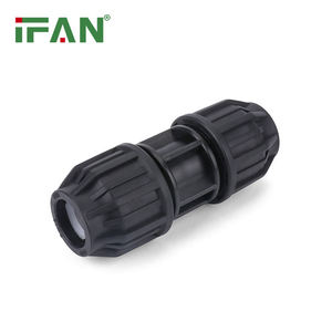 IFAN JIS K6760 ASTM Easily Install HDPE <strong>Fitting</strong> 20-110mm Equal <strong>Coupling</strong> <strong>Compression</strong> <strong>Fitting</strong> Customized HDPE Pipe <strong>Fittings</strong> - Product Image 3