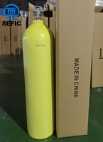 Cylindre de plongée en aluminium certifié CE 6L 7L 11.1L 12L Cylindre de plongée Bouteille de plongée Réservoir d'air