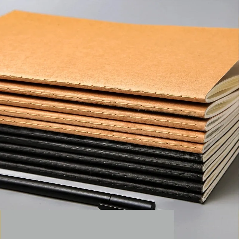 Günstige Großhandel Blank Journals A5 Kraft Planner Notebooks Anpassbare Journal Notepad