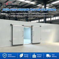 Chambre froide commerciale, équipement de stockage frigorifique, conteneur congélateur de 20 pieds, conteneur frigorifique walk-in, unité de réfrigération
