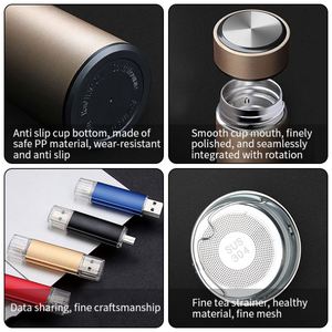 Custom 4pcs <b>Umbrella</b> Gift Box Stainless Steel Water Bottle Portable Pen Set with Logo - Product Image 5