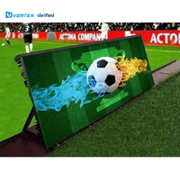 Personnalisé P4 P5 P6.67 P8 Terrain de football et de basket extérieur Étanche Anti-collision Stade Affichage LED pour la publicité