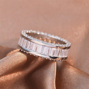 แหวนเพชร RAKOL RP259 สำหรับผู้หญิง แหวนหมั้น แหวนแต่งงาน เครื่องประดับเพชร แหวนแต่งงานฝังเพชรสำหรับผู้หญิง - Product Image 3