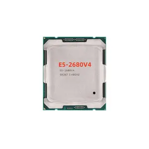 Factory Price Xeon CPU E5 2680 V4 2.4 GHz Fourteen Cores 35M 120W 14nm LGA 2011-3 E5 2680V4 Processor