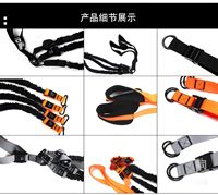 Équipement d'aide à la traction réglable et robuste avec 4 bandes d'assistance Ceinture d'assistance à la traction avec corde élastique